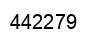 Number 442279 black image