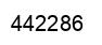 Number 442286 black image