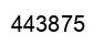 Número 443875 imagen negro
