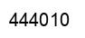 Number 444010 black image