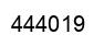 Number 444019 black image