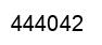 Number 444042 black image