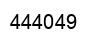 Number 444049 black image