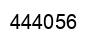 Number 444056 black image