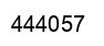 Number 444057 black image