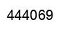 Number 444069 black image