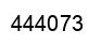 Number 444073 black image