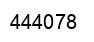 Number 444078 black image
