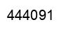 Number 444091 black image