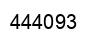 Number 444093 black image