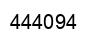 Number 444094 black image