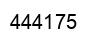 Number 444175 black image