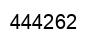 Number 444262 black image