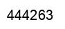 Number 444263 black image