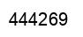 Number 444269 black image