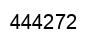 Number 444272 black image