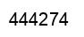 Number 444274 black image