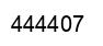 Number 444407 black image