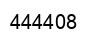 Number 444408 black image