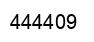 Number 444409 black image