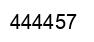 Number 444457 black image