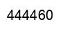 Number 444460 black image