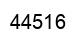 Número 44516 imagen negro