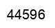 Number 44596 black image
