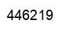 Number 446219 black image