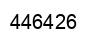 Number 446426 black image