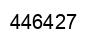 Number 446427 black image