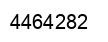 Number 4464282 black image