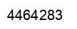 Number 4464283 black image