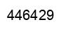 Number 446429 black image