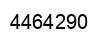 Number 4464290 black image