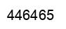 Número 446465 imagen negro