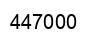 Number 447000 black image