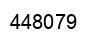 Number 448079 black image
