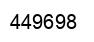 Number 449698 black image