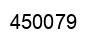 Number 450079 black image