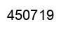 Number 450719 black image