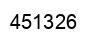 Número 451326 imagen negro