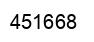 Number 451668 black image