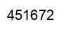 Number 451672 black image