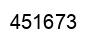 Number 451673 black image