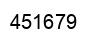 Number 451679 black image
