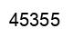 Number 45355 black image
