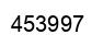 Número 453997 imagen negro
