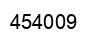 Número 454009 imagen negro