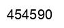 Number 454590 black image